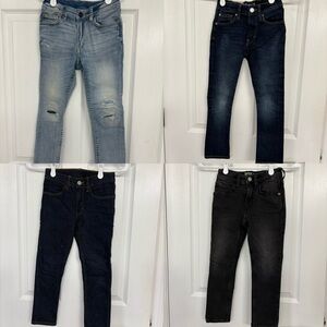 4 pairs of H&M boys skinny jeans size 5/6